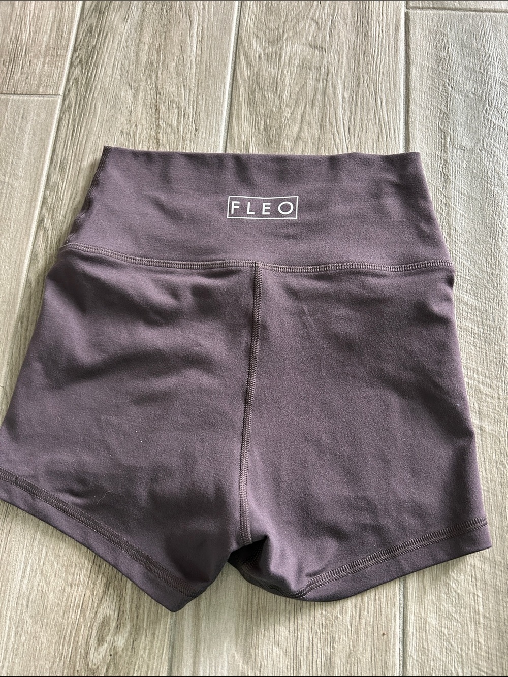 Fleo High-Rise Mauve Bike Shorts
